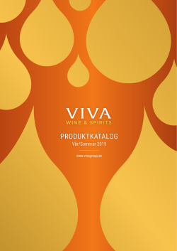 PRODUKTKATALOG - VIVA Wine & Spirits