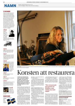 Göteborgs Posten 2013