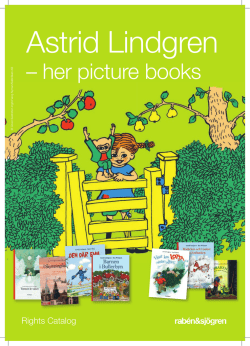 – her picture books - Rabén Agency
