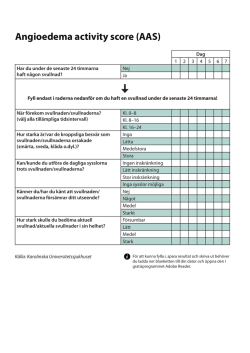 Angioedema activity score (AAS)