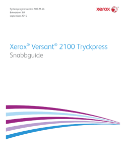 Xerox® Versant® 2100 Tryckpress