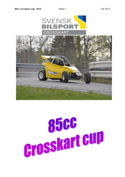 85cc crosskart cup 2015 Sidan 1 CK-2015