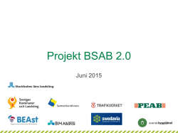 BSAB 2.0 presentation (svenska)
