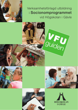 VFU-guiden - Högskolan i Gävle