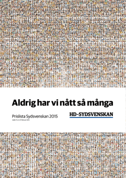 Aldrig har vi nått så många - HD