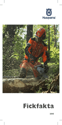 Husqvarnas produktkatalog 2015