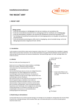 Installationinstruktioner Recoh-vert PDF