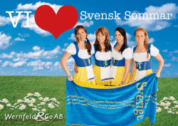 Svensk Sommar - Wernfeldt & Co AB