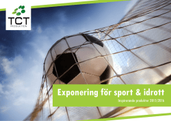 Exponering för sport & idrott