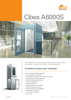 Cibes A6000S - Produktblad