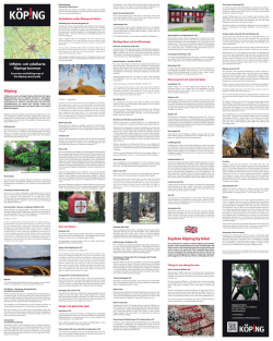 Cykel- och utflyktskarta Köpings kommun (pdf 10,46 MB, nytt fönster)