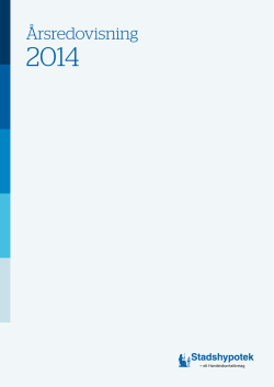Årsredovisning 2014