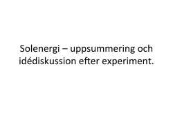 Presentation Solenergi