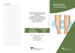 Åderbråck – RF-behandling (pdf, nytt fönster)