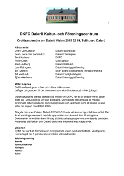DKFC Dalarö Kultur- och Föreningscentrum