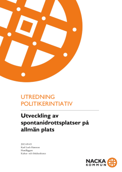 Utveckling av spontanytor på allmän plats