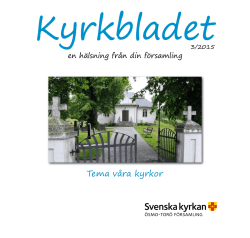 Kyrkbladet nr 3 2015 - Ösmo