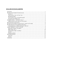 Källor och källkritik (1 MB, pdf)