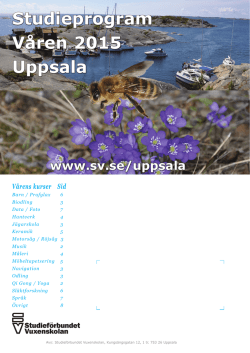 SV studieprogram 2015 rev.indd