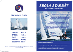Ladda hem broschyren Segla Starbåt