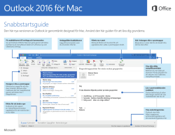 Outlook 2016 för Mac