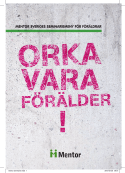Ladda ned seminariemenyn som PDF