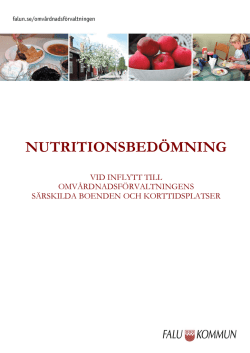 Nutritionsbedömning (pdf 0,4 MB)