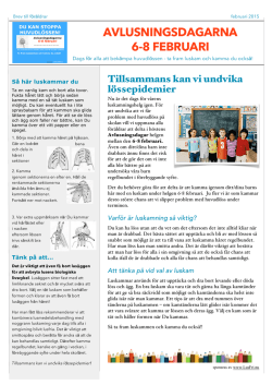 Informationsblad om Avlusningsdagarna (pdf 636 kB, nytt fönster)