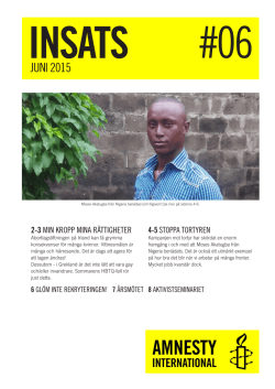 Juni 2015 (fil saknas!) - Aktivistportalen