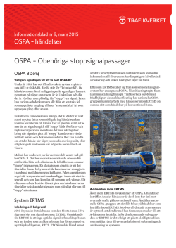 OSPA – Obehöriga stoppsignalpassager