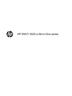 HP ENVY 5530 e-All-in-One series