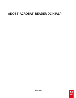 Hjälp för Acrobat Reader DC