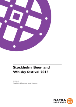 Stockholm Beer and Whisky festival 2015