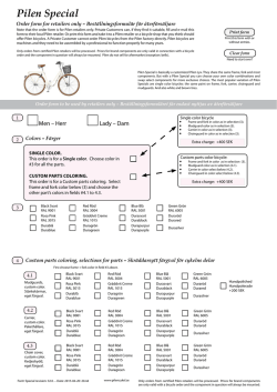 Formulär Pilen Special. PDF. Version 35. 2015-04-20.