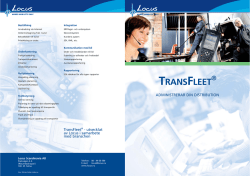 Hämta broschyr för TransFleet - distribution