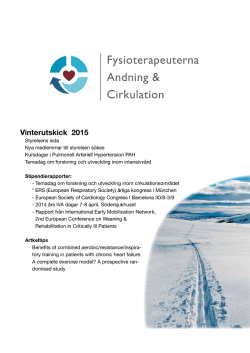 Vinterutskick 2015 - Fysioterapeuterna