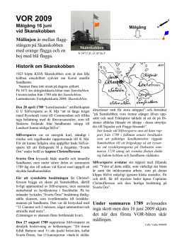 Historia om Skanskobb vid Sandhamn sammanställd av
