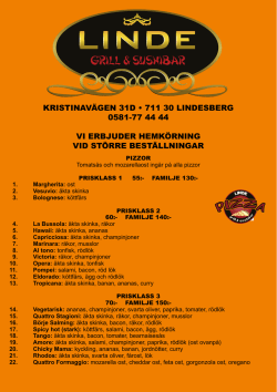 Kristinavägen 31D • 711 30 LinDesberg 0581-77 44