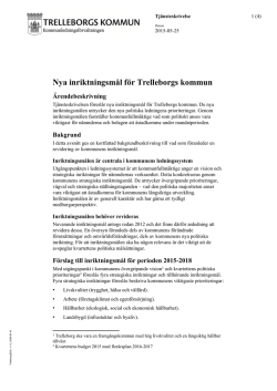 Nya inriktningsmål för Trelleborgs kommun