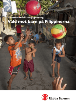Förebygga våld mot barn på Filippinerna