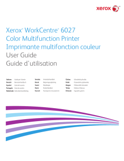 Xerox® WorkCentre® 6027 Multifunction Printer