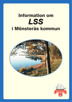 Information om LSS i Mönsterås kommun