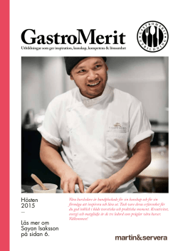GastroMerit - Martin & Servera