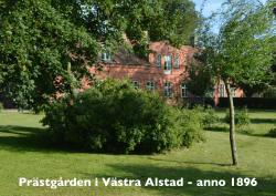 Prästgården i Västra Alstad - anno 1896