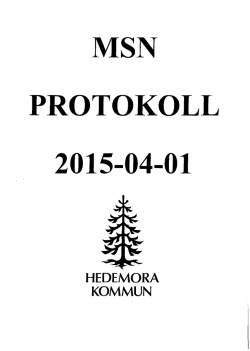 MSN 2015-04-01 §§ 21-31