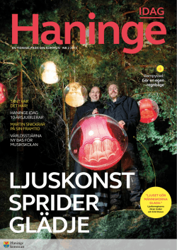 Klicka h&auml;r f&ouml;r att l&auml;sa senaste numret av Haninge idag