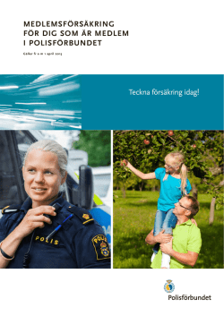 Ansökan och broschyr
