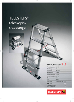 TELESTEPS® teleskopisk trappstege
