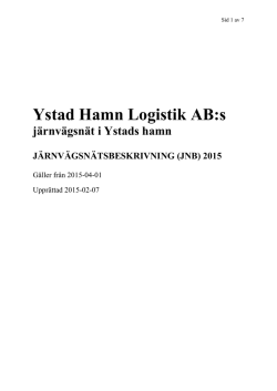 Ystad Hamn Logistik AB:s
