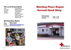 Meeting Place Kupan Second Hand Shop